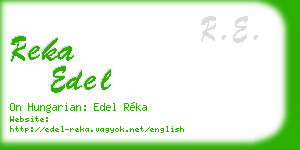 reka edel business card