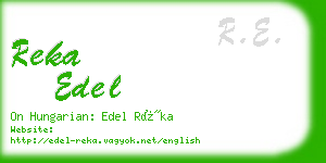 reka edel business card